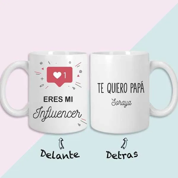 Taza personalizada Papá Influencer