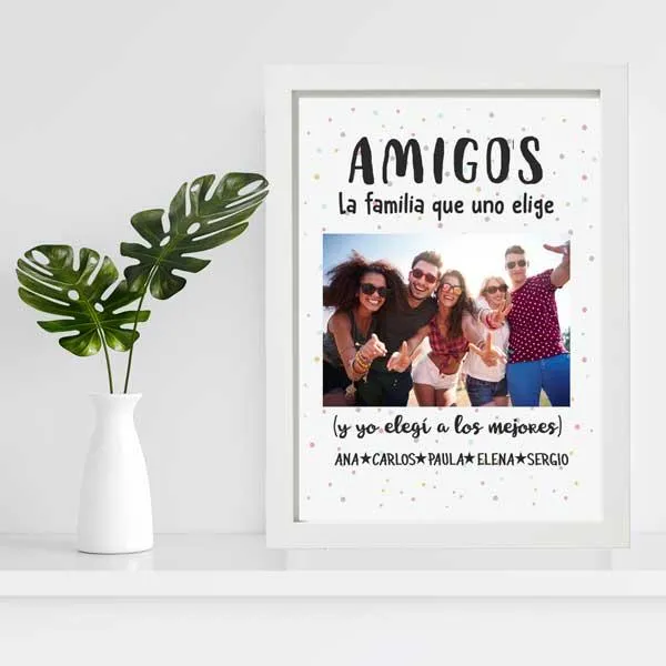Lámina personalizada regalo amigos