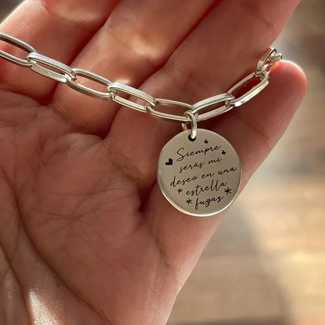 Pulsera Mi deseo en una estrella fugaz
