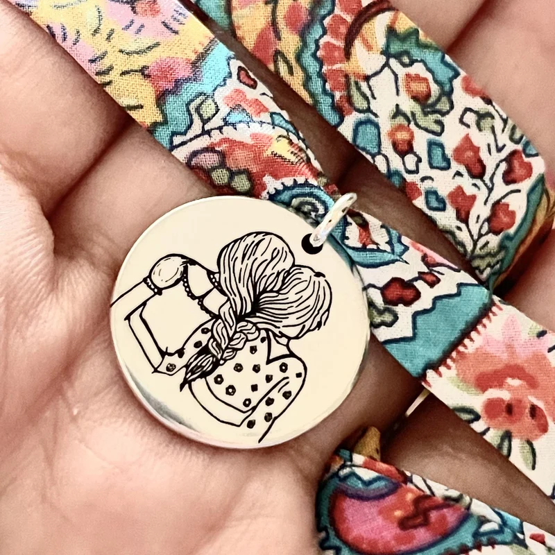 Pulsera tela Amiga Hermana