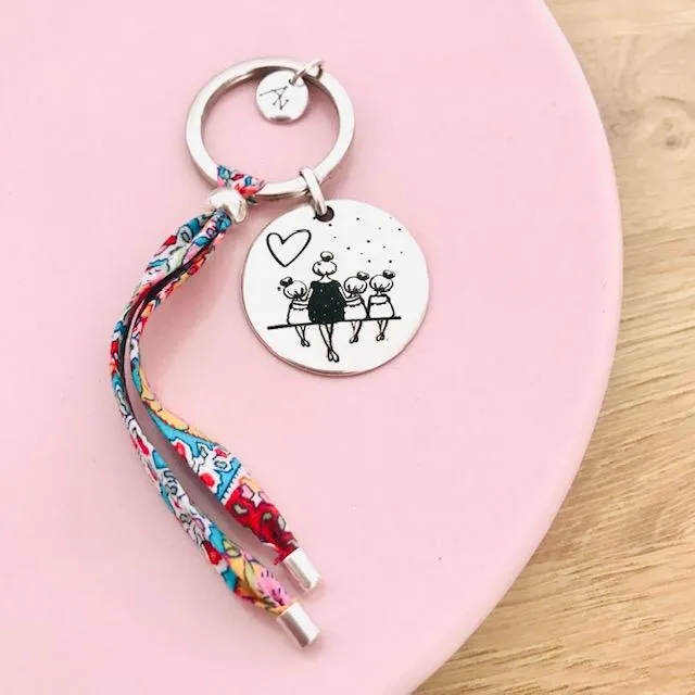 Llavero Personalizado Madre e Hijos