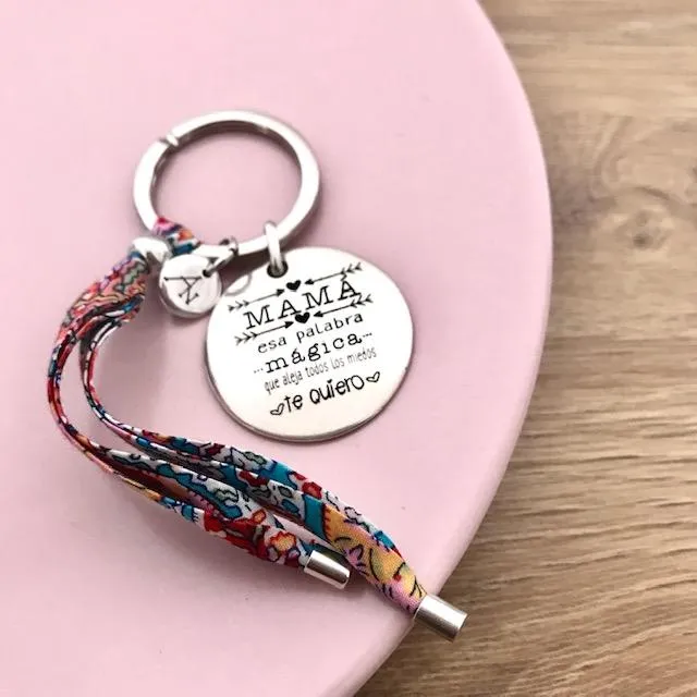 Llavero personalizado Mamá Palabra Mágica