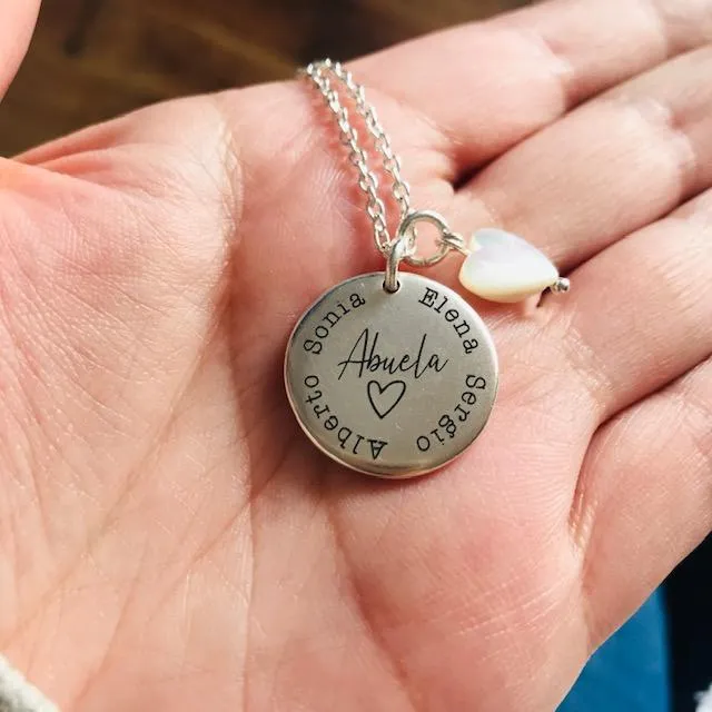 Colgante Personalizado Abuela