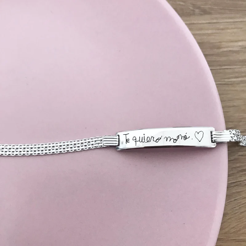 Esclava de Plata de Ley Personalizada