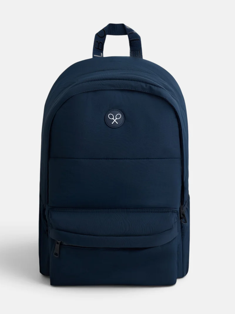 Mochila acolchada azul marino