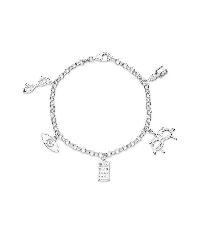 Pulsera Plata Profesiones Óptica