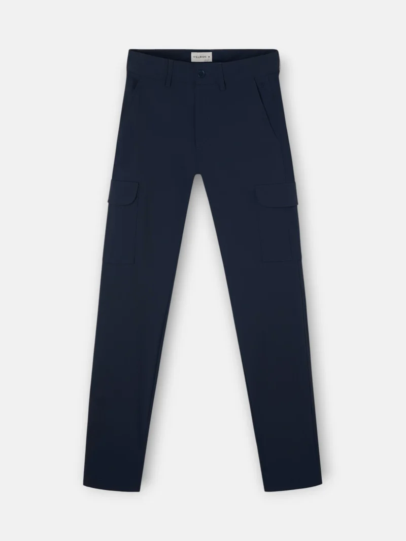 Pantalon sport cargo tecnico azul marino