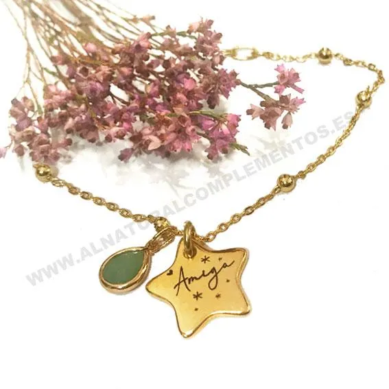 Pulsera Amigas Gold Star