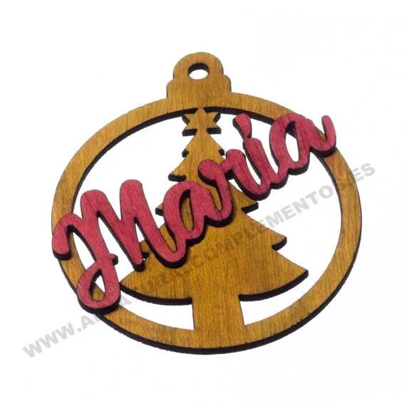 Bola de Navidad personalizada colores