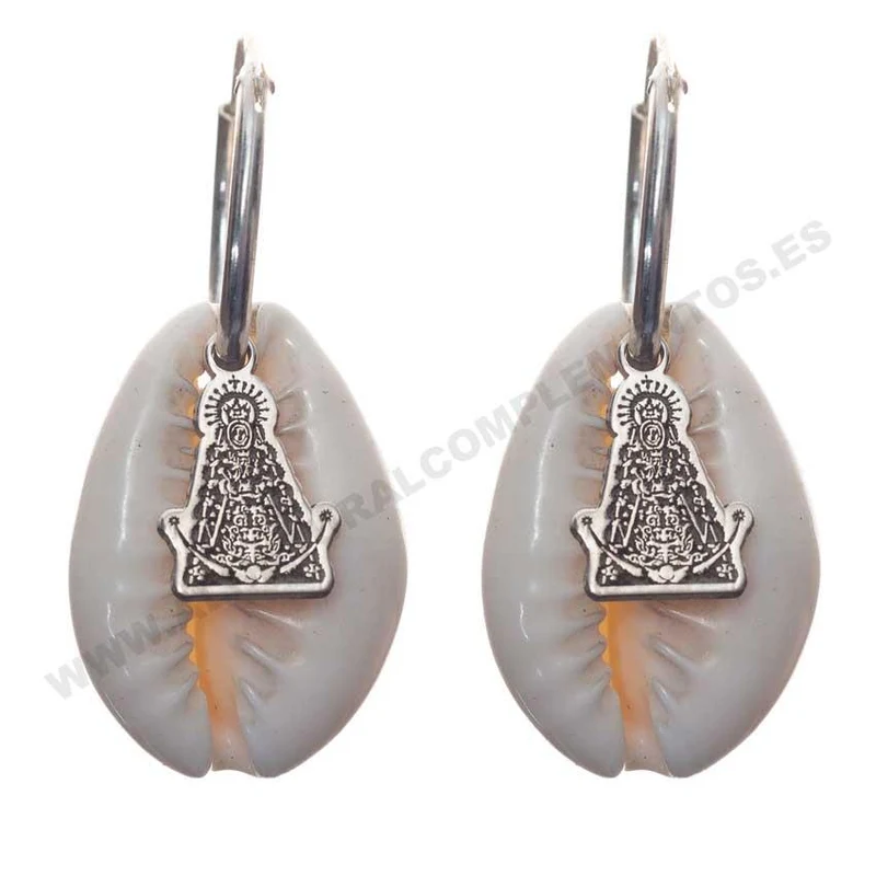 Pendientes de Plata Virgen del Rocío