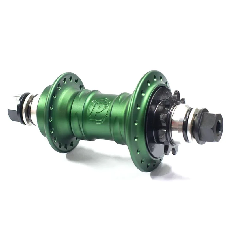 Profile Mini Male Rear 14mm Cassette Hub - Limited Edition Halahan Matt Green/ RHD