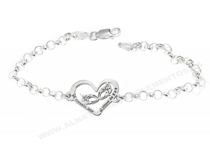 Pulsera Carnavalera de plata
