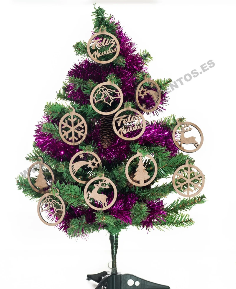 PACK DE 12 BOLAS DE NAVIDAD PERSONALIZADAS
