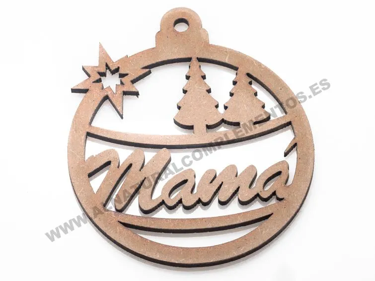 BOLA DE NAVIDAD PERSONALIZADA MAMÁ