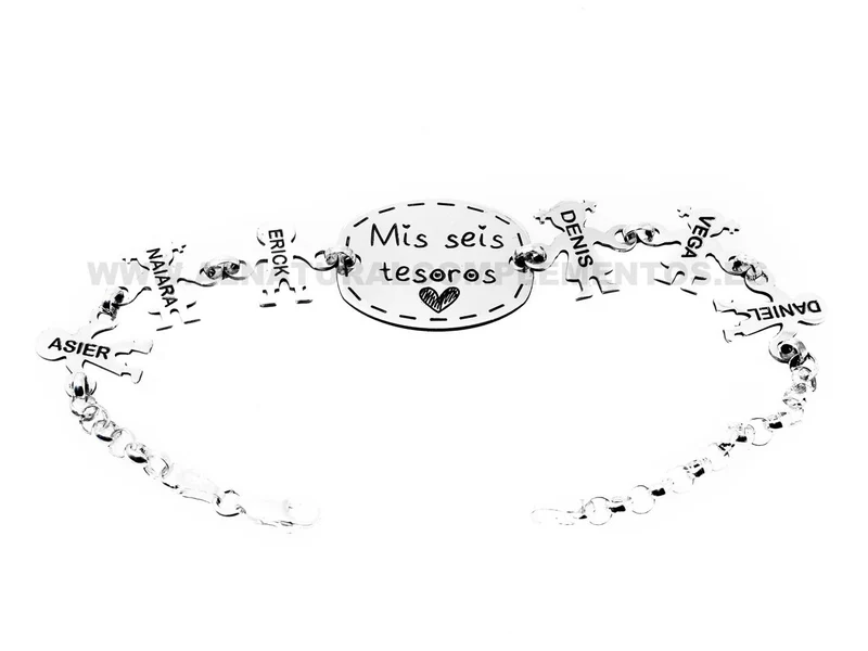 Pulsera Personalizable Niños de Plata