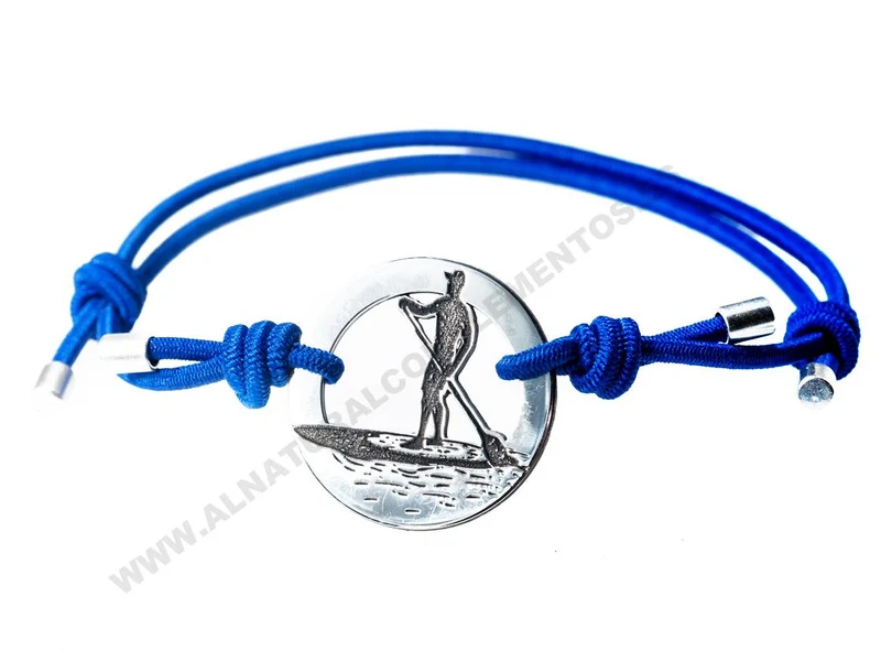 Pulsera de Plata Paddle Surf