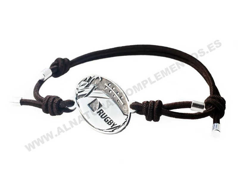 Pulsera Rugby de plata