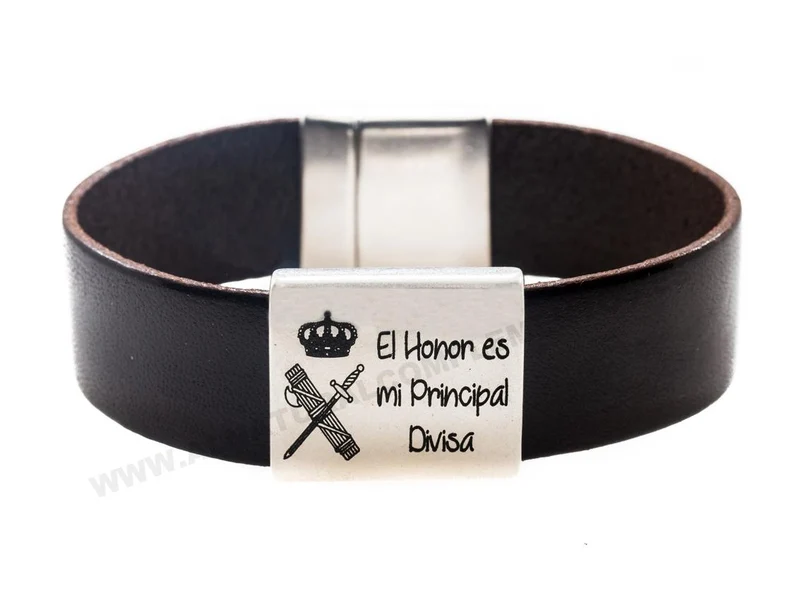 Pulsera Cuero Guardia Civil