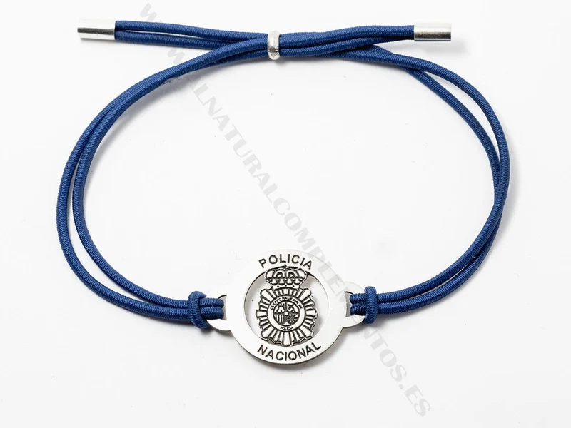Pulsera Policía Nacional de Plata