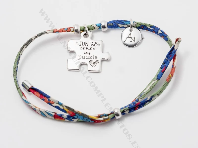 Pulsera Juntas somos un puzzle
