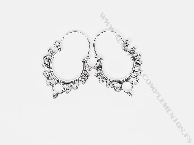 Pendientes Boho de plata
