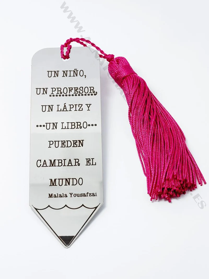 Marcapáginas personalizado profes lápiz