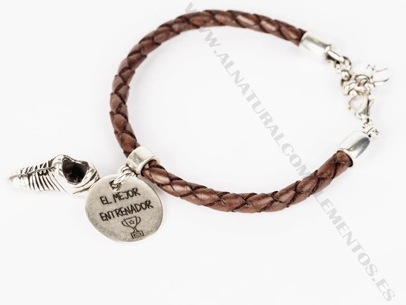 Pulsera cuero entrenador