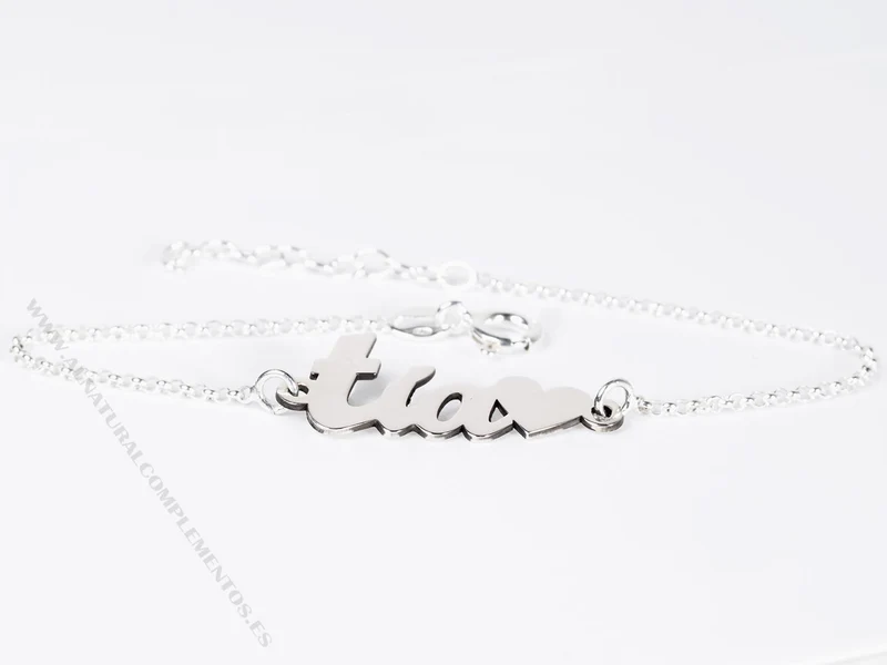 Pulsera Tía de plata