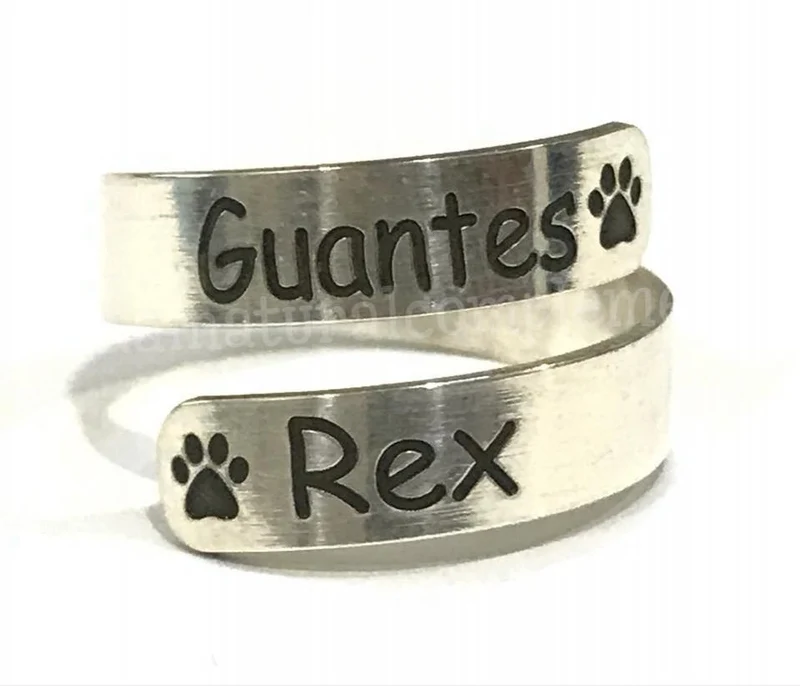 Anillo de Plata Personalizable Mascotas