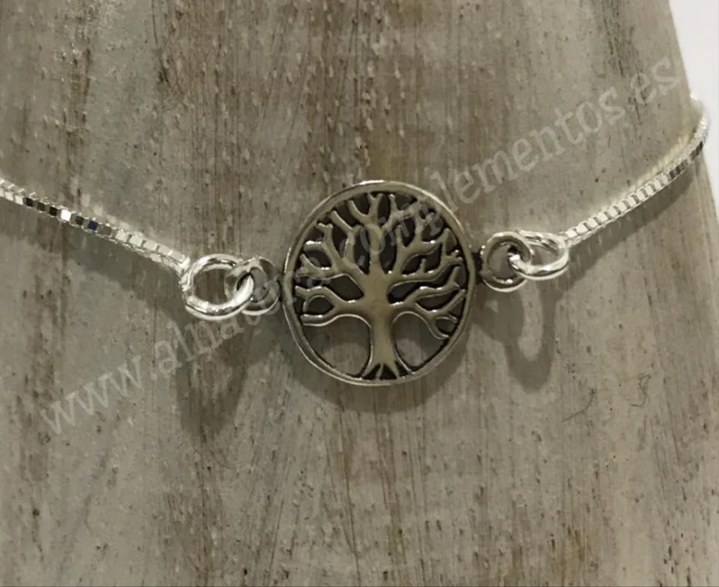 Pulsera Plata Árbol de la Vida