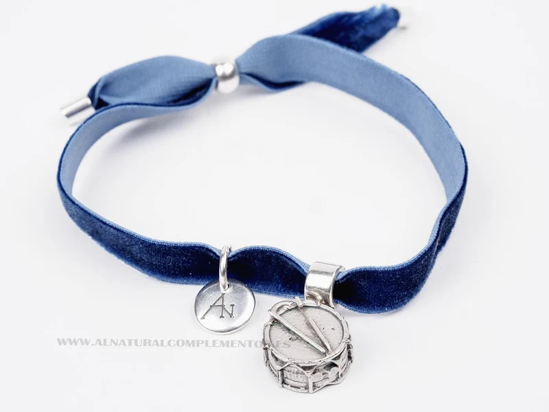 Pulsera Tambor Terciopelo