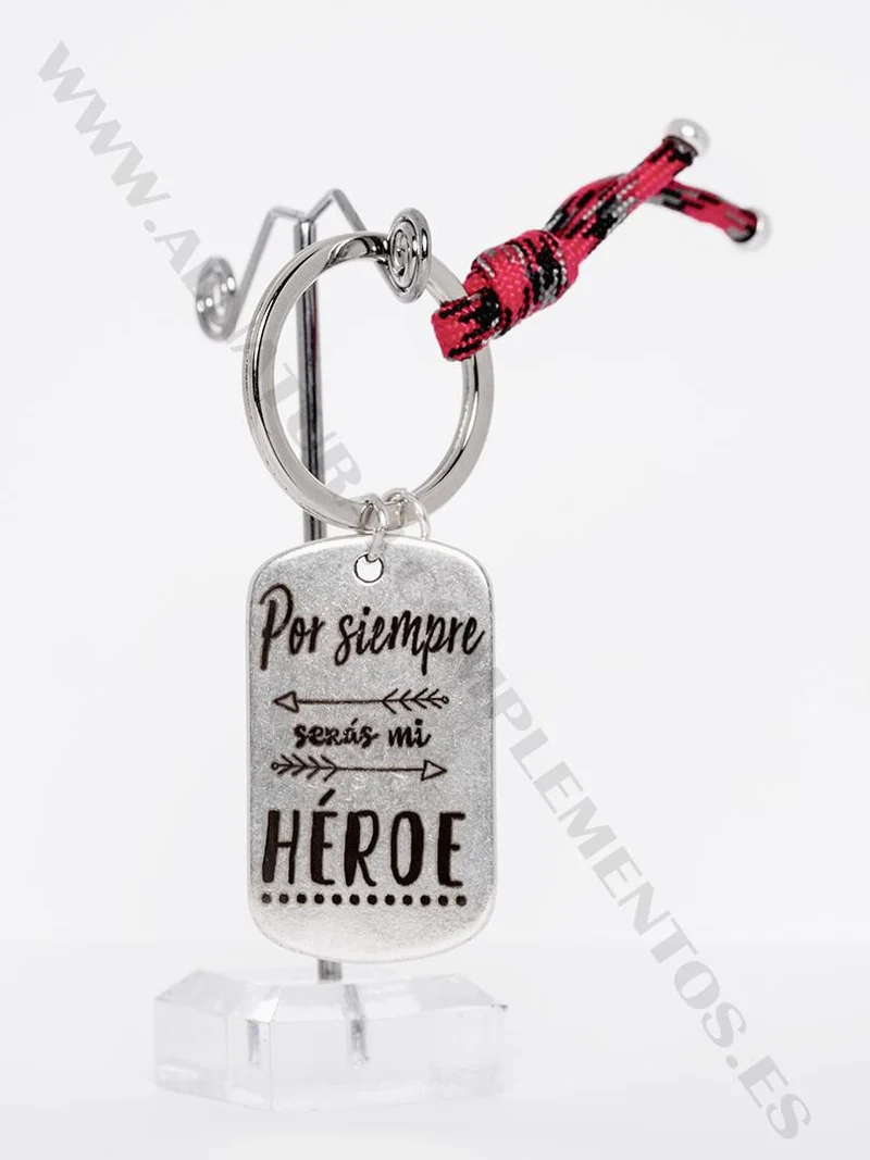 Llavero Por siempre serás mi héroe