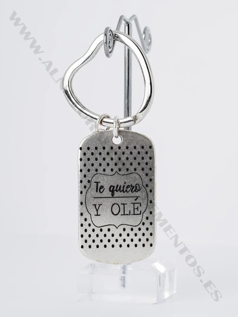 Llavero Te quiero y ole