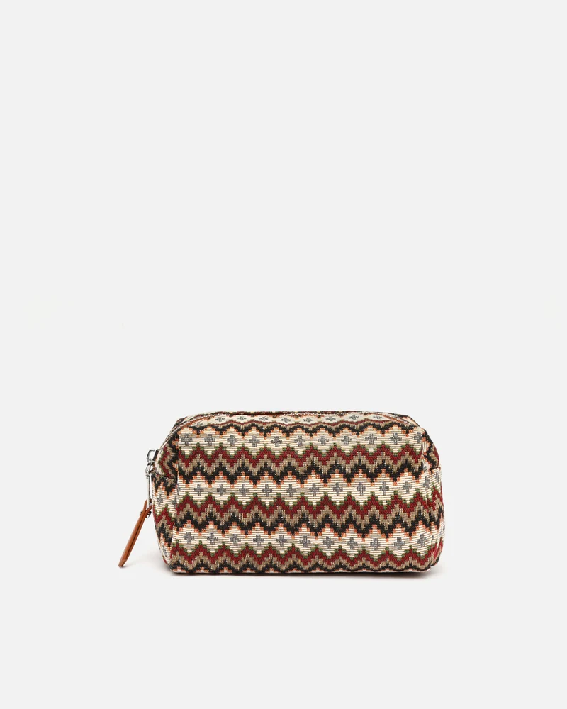 Penji neceser con estampado jacquard ED.