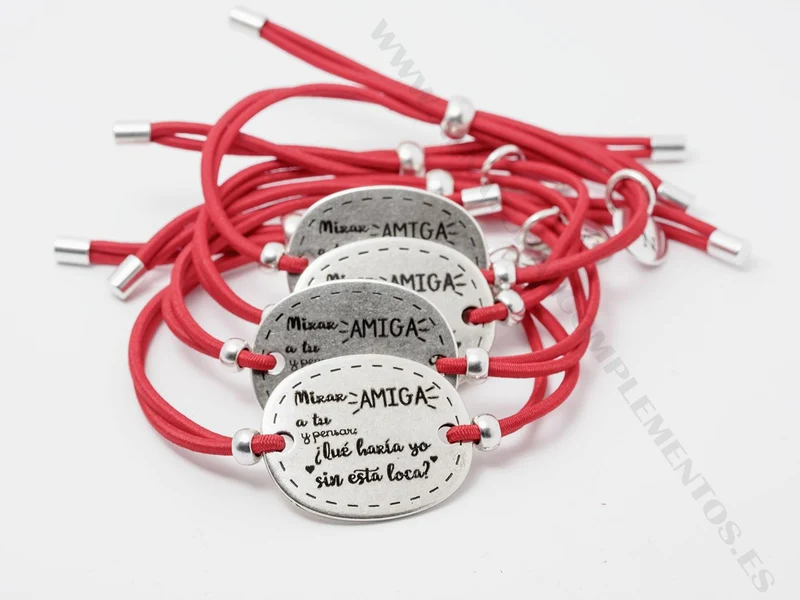 Pulsera Mirar A Tu Amiga y Pensar: ¿Qué Haría Yo Sin Esta Loca?