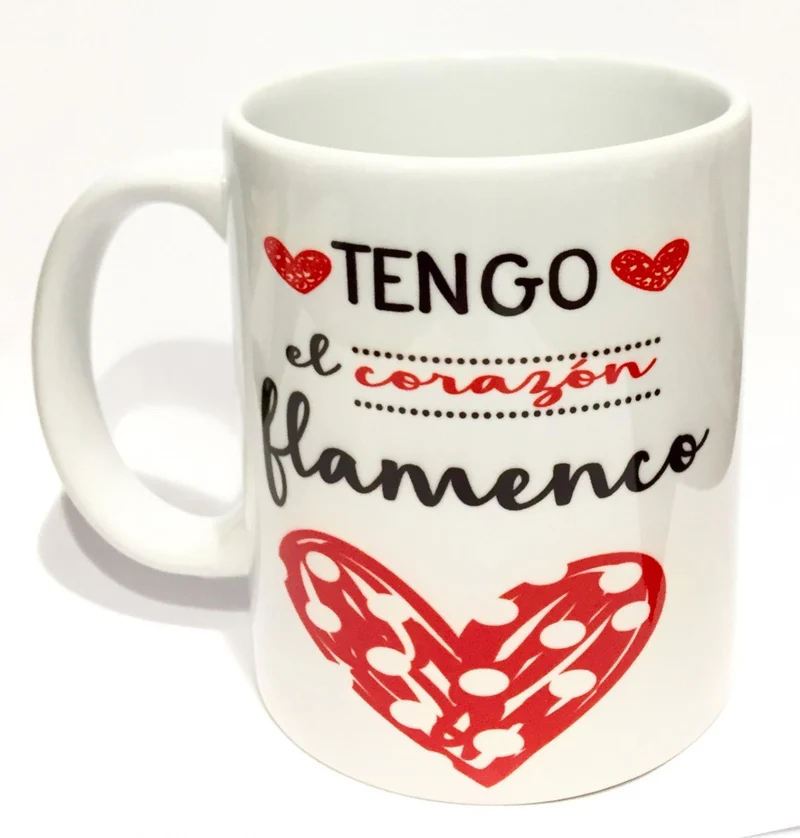 Taza Tengo el corazón flamenco