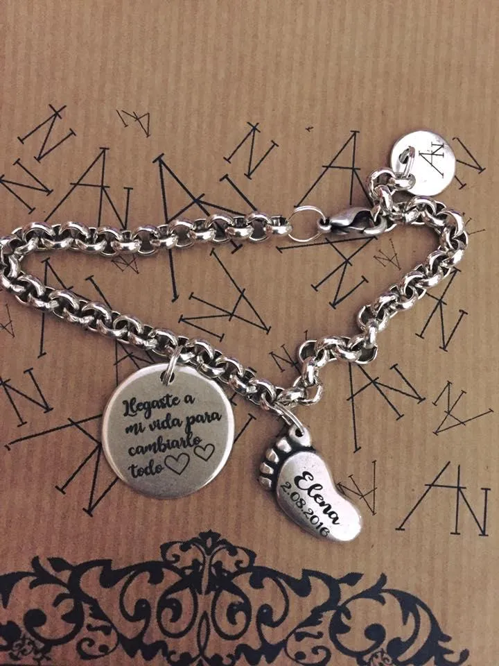 Pulsera pie bebé