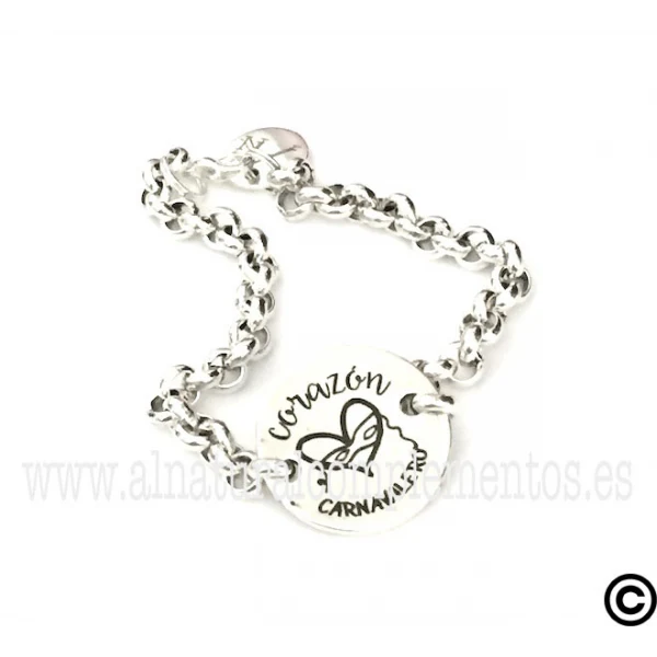 Pulsera Corazón carnavalero