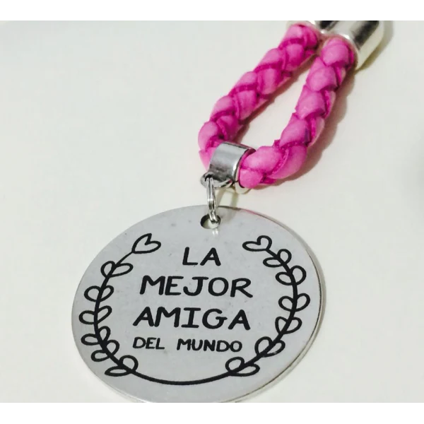 Llavero personalizable redondo