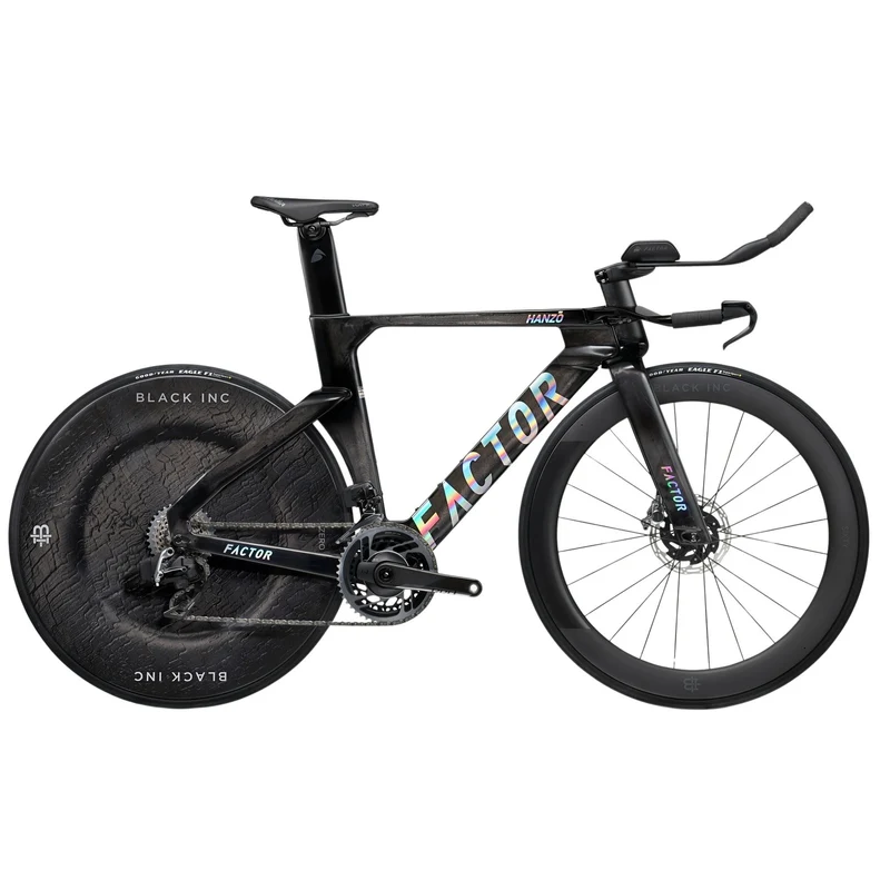 HANZO Force AXS Black Inc Zero/Three TT/Triathlon Bike