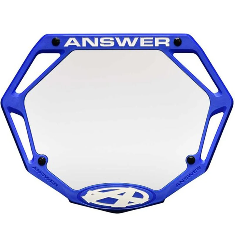 Answer 3D Race Number Plate