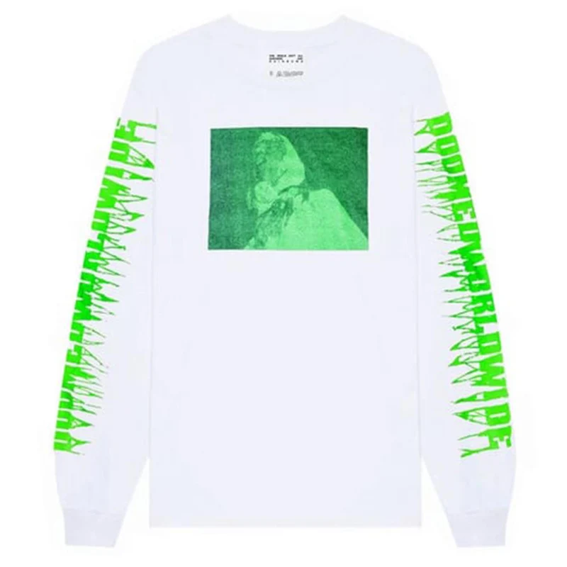 Doomed Give Up Long Sleeve T-Shirt - White