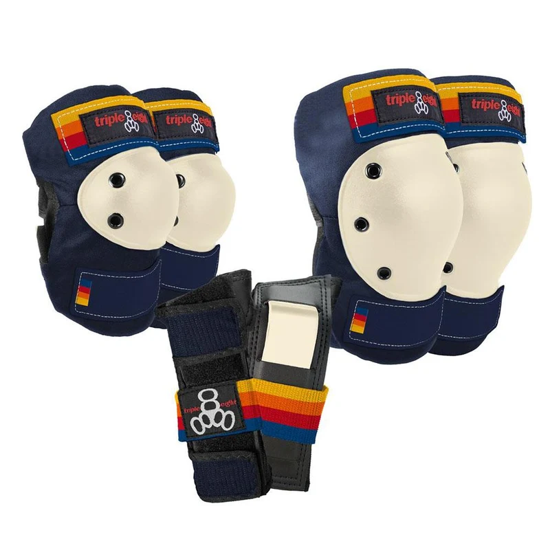 Triple8 Pad Set - Saver Series 3 Pc - Pacific