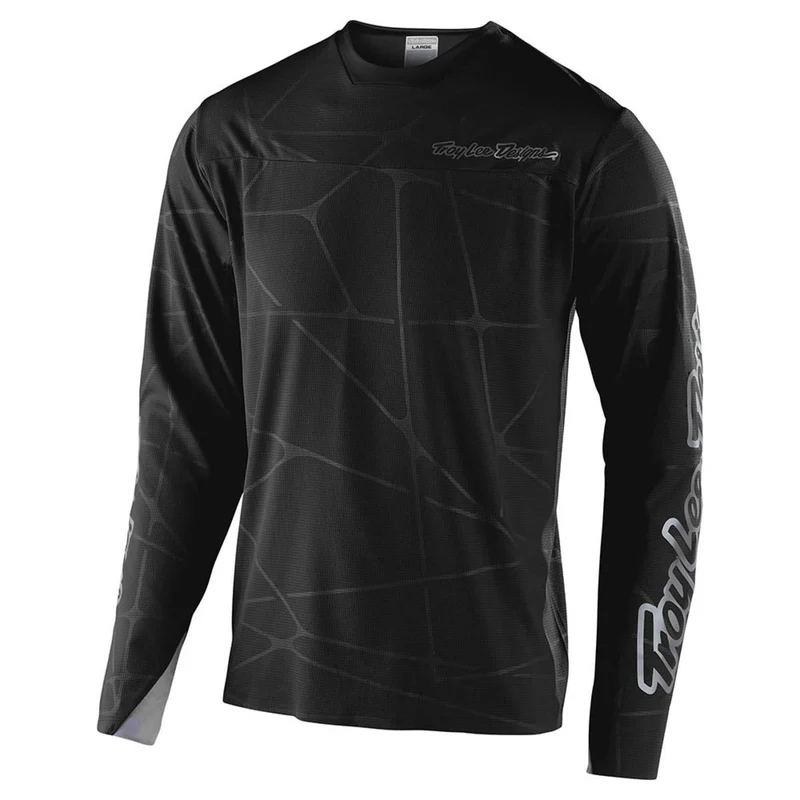 Troy Lee Sprint Ultra Podium Race Jersey - Black/Silver