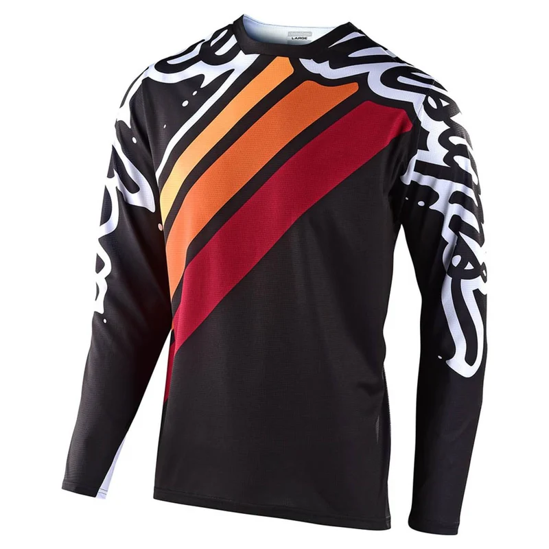 Troy Lee Sprint Seca 2.0 Race Jersey - Black/Burgundy