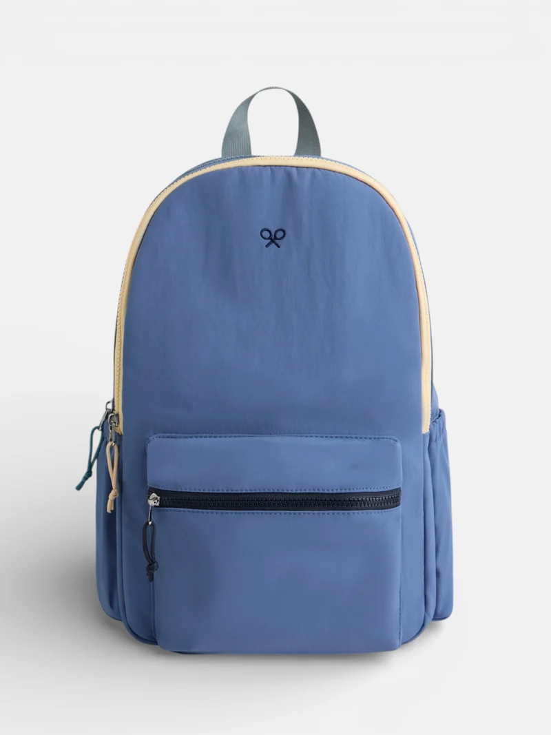 Mochila kids cremallera colores azul