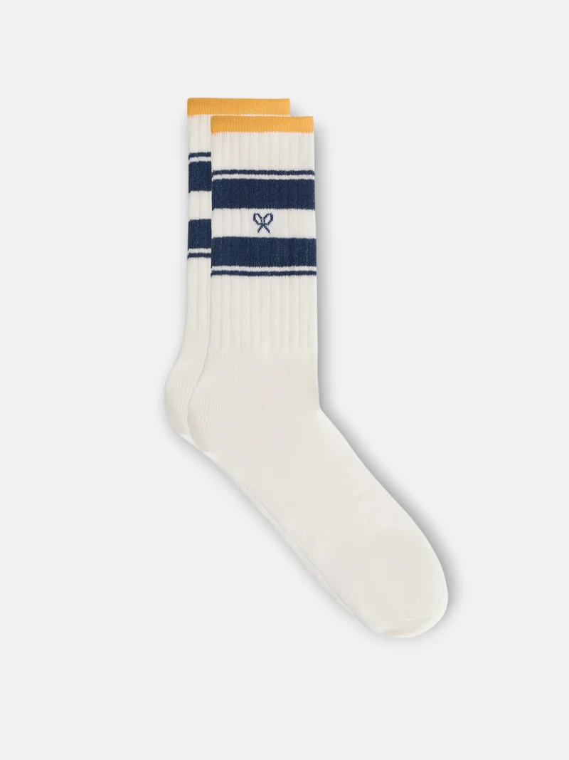 Calcetin SB raqueta raya azul