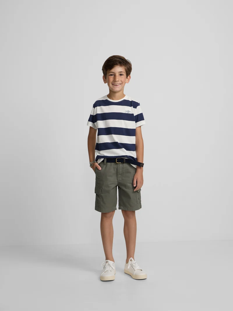 Bermuda kids cargo verde