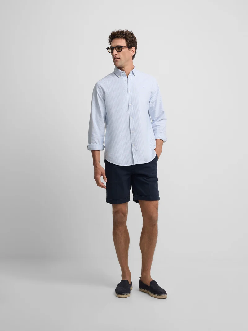 Bermuda clasica azul navy