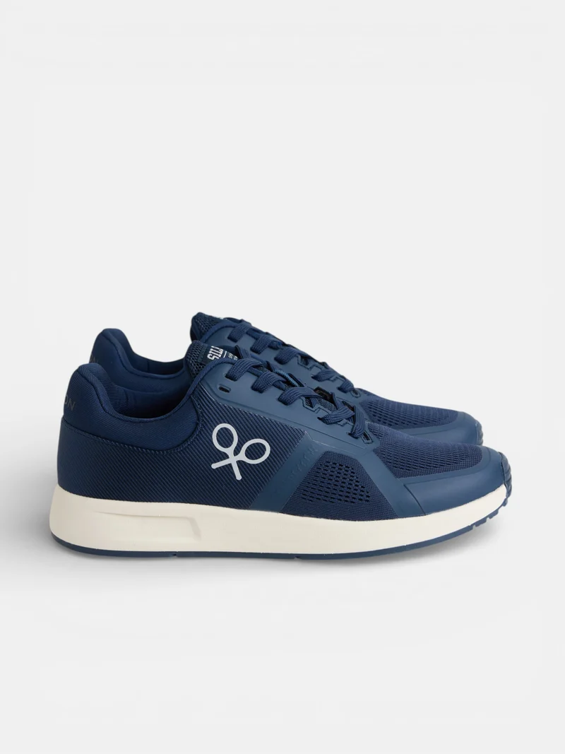 Zapatilla slice runner azul marino